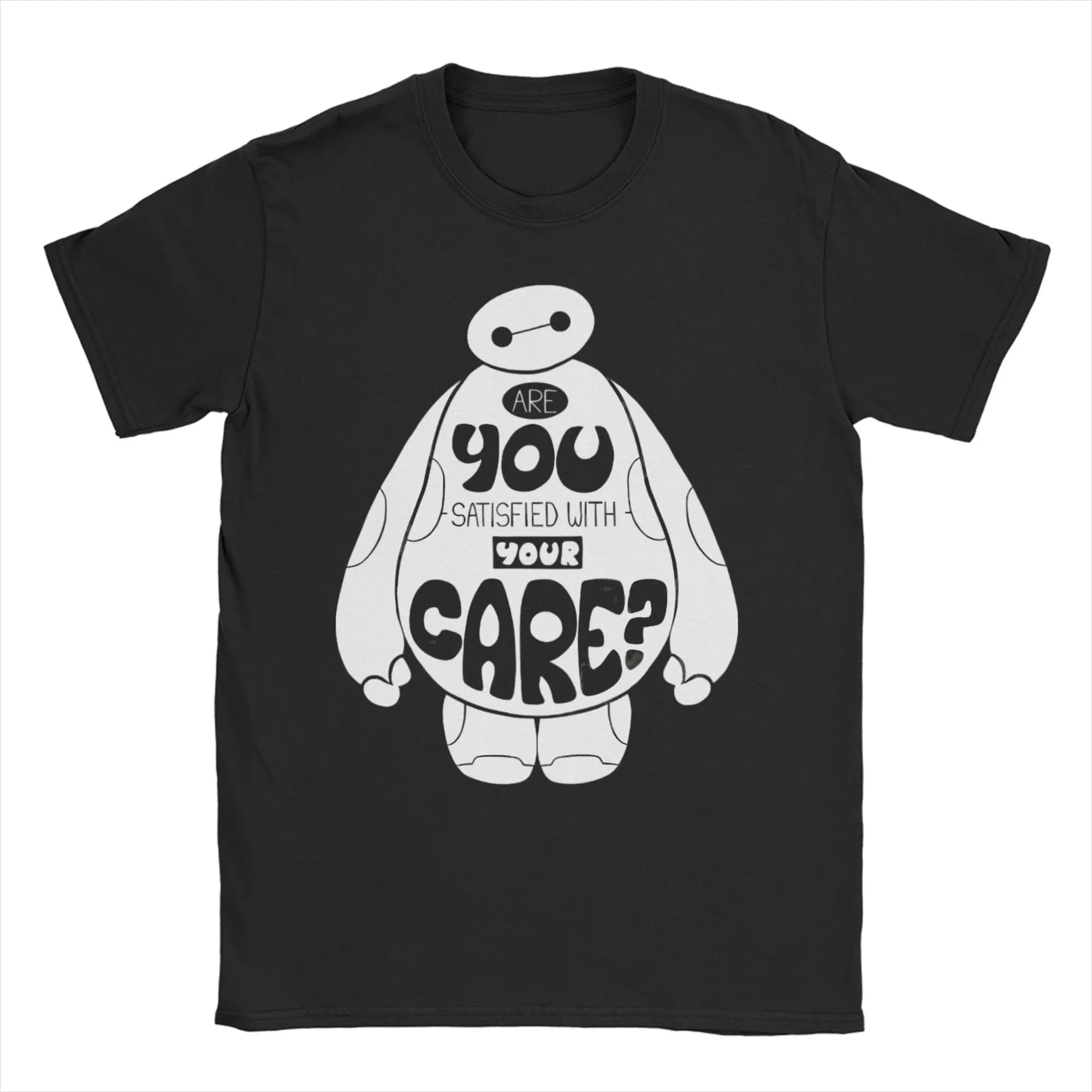 

Men Women Big Hero Baymaxs Shirt 100% Cotton Graphic Printing Tee Shirts Top Clothing