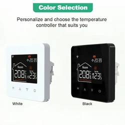 Tuya Smart Home WiFi Heating Thermostat Thermostat For Underfloor Heating 220v Temperature Controller for Google Home Alexa