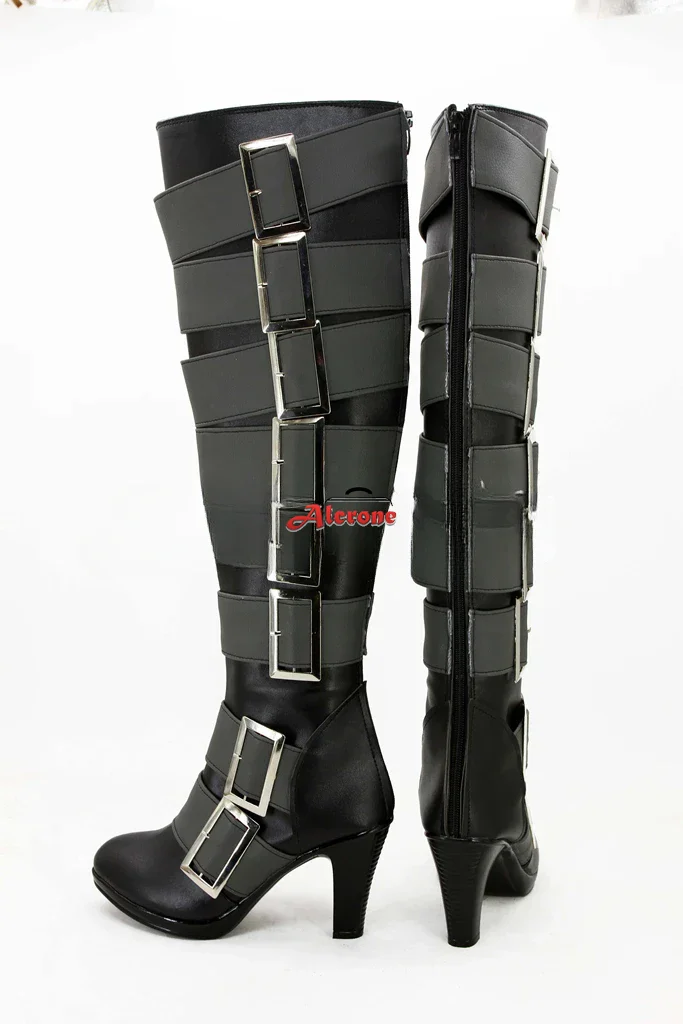 Anime Black Butler Under Taker Cosplay Shoes Adul Men Halloween Cosplay Anime Under Taker Cosplay Shoes