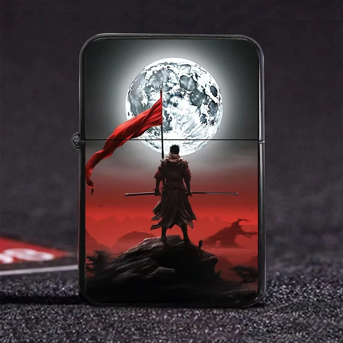 Chinese mythological figure overcomes Buddha, metal kerosene lighter, kerosene creative Sun Wukong, men and women windproof