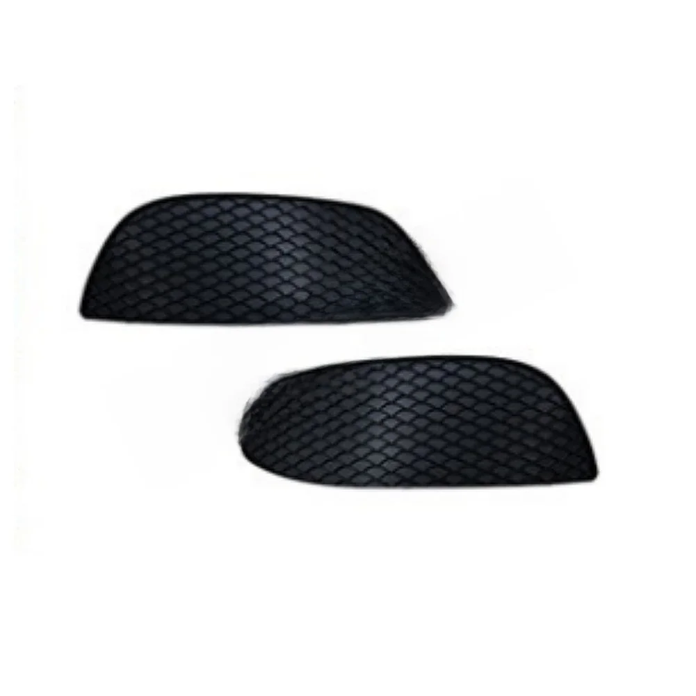 Front Bumper Insert Fog Light Grille High-strength ABS Sleek Modern Design Seamless Installation Wear Resistant