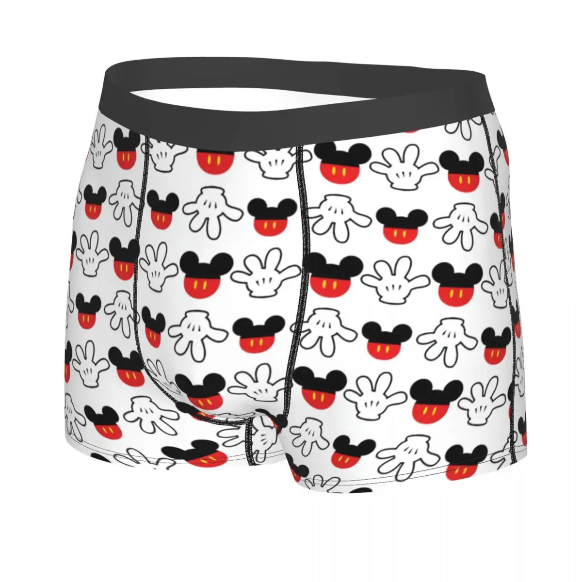 ذكر الموضة ميكي ماوس الكرتون الرسوم المتحركة التلفزيون الملابس الداخلية الملاكم ملخصات الرجال السراويل الناعمة السروال