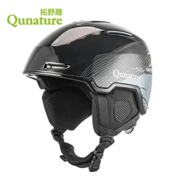 Qunature Skiing Helmet Breathable Safety Snowboard Helmet Integrally-Molded PC+EPS High-Quality Durable Skiing Helmet Outdoor