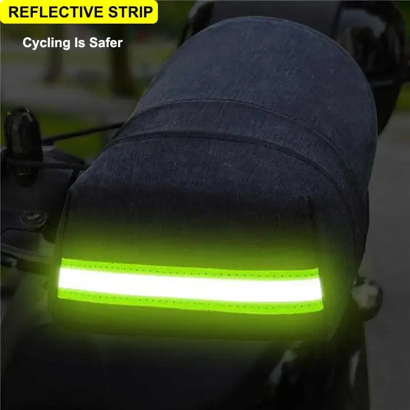 1 زوج دراجة نارية الزجاج الأمامي المقود قفازات يندبروف دراجة نارية قفازات شتاء دافئ سيارة كهربائية مقبض يغطي موتو اكسسوارات