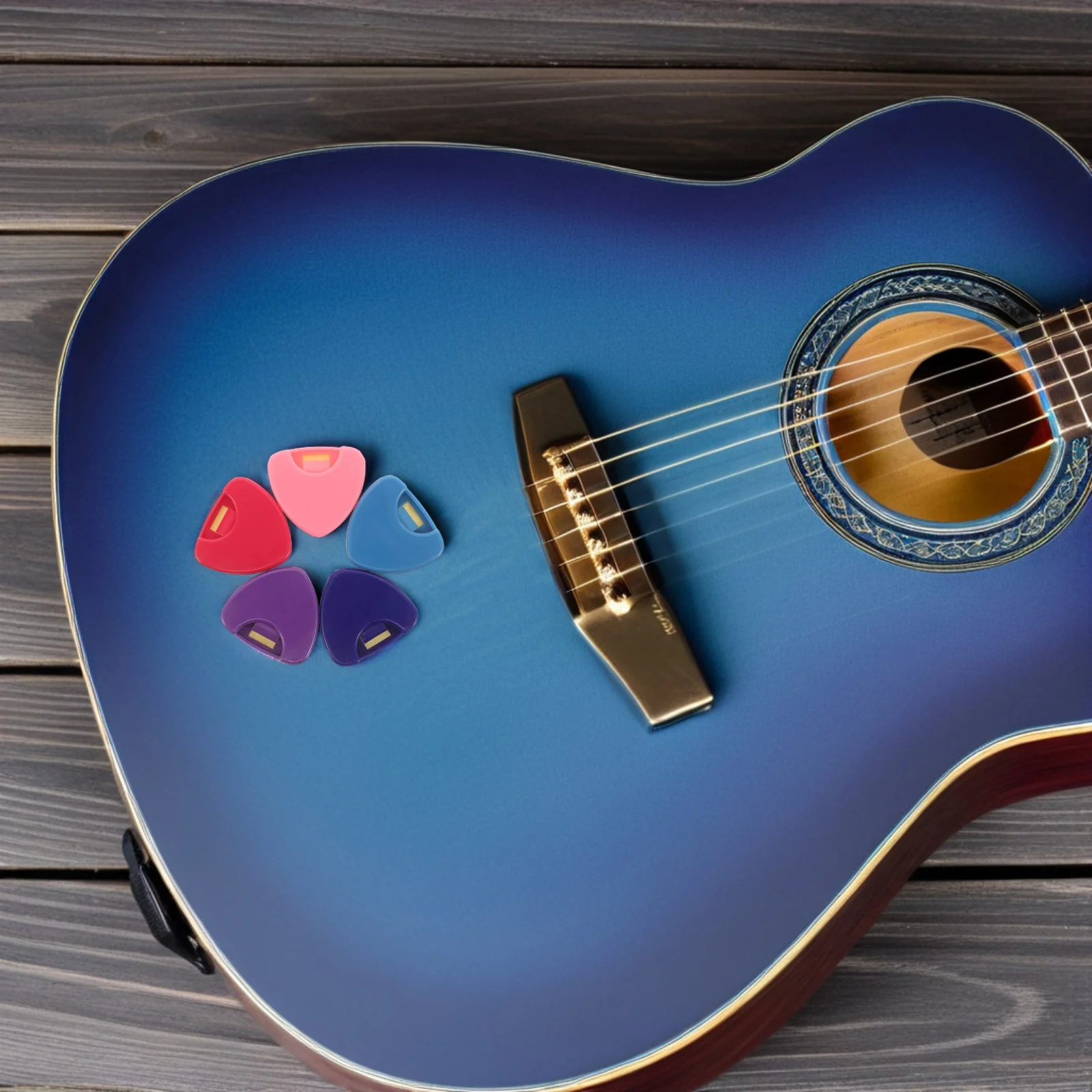 

25Pcs Guitar Pick Holder Box Triangular Portable Organizer Case Mini Colorful Plectrum Storage for Acoustic Electric Bass