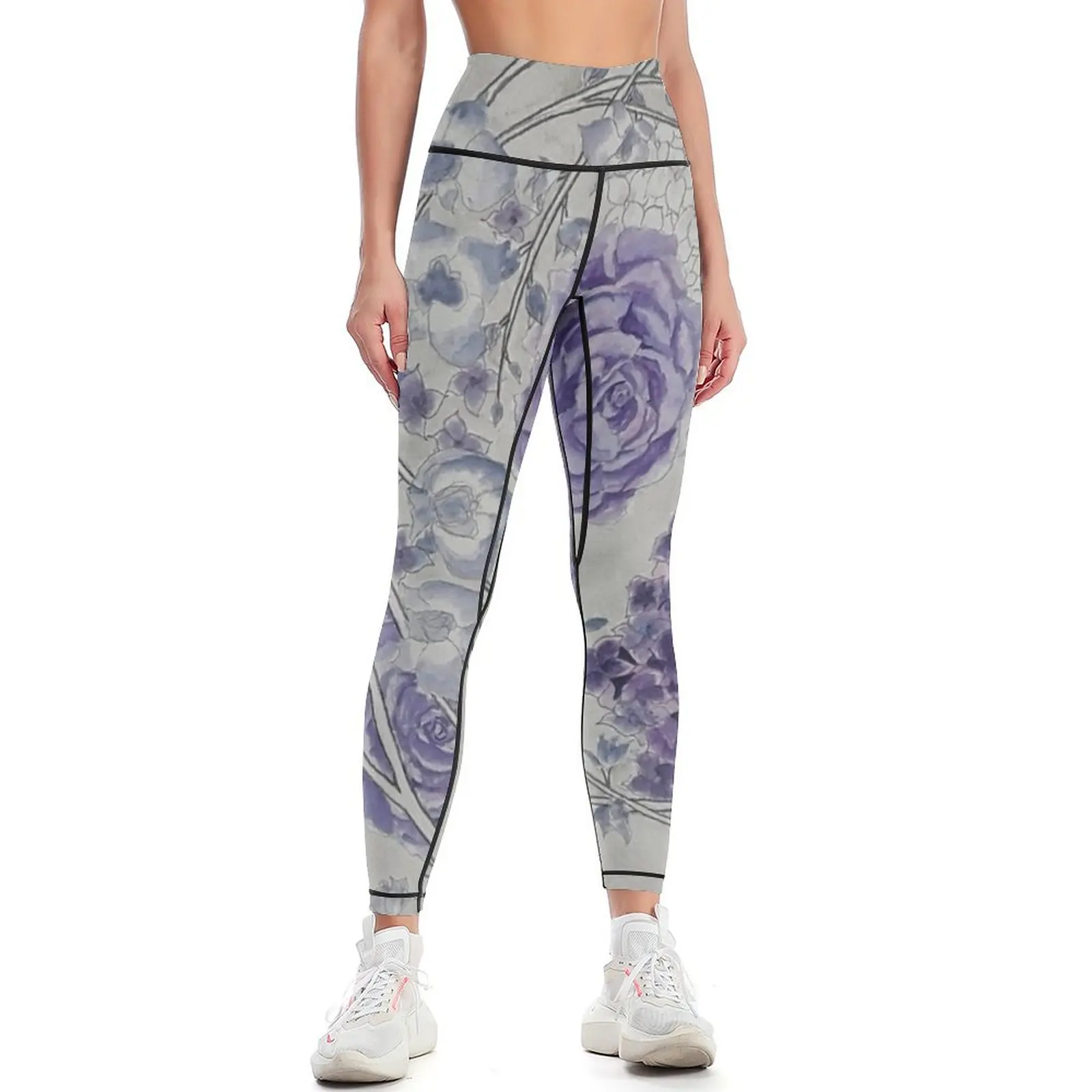 So Much Purple Leggings Women's push up sporty woman gym sport pants Womens Leggings