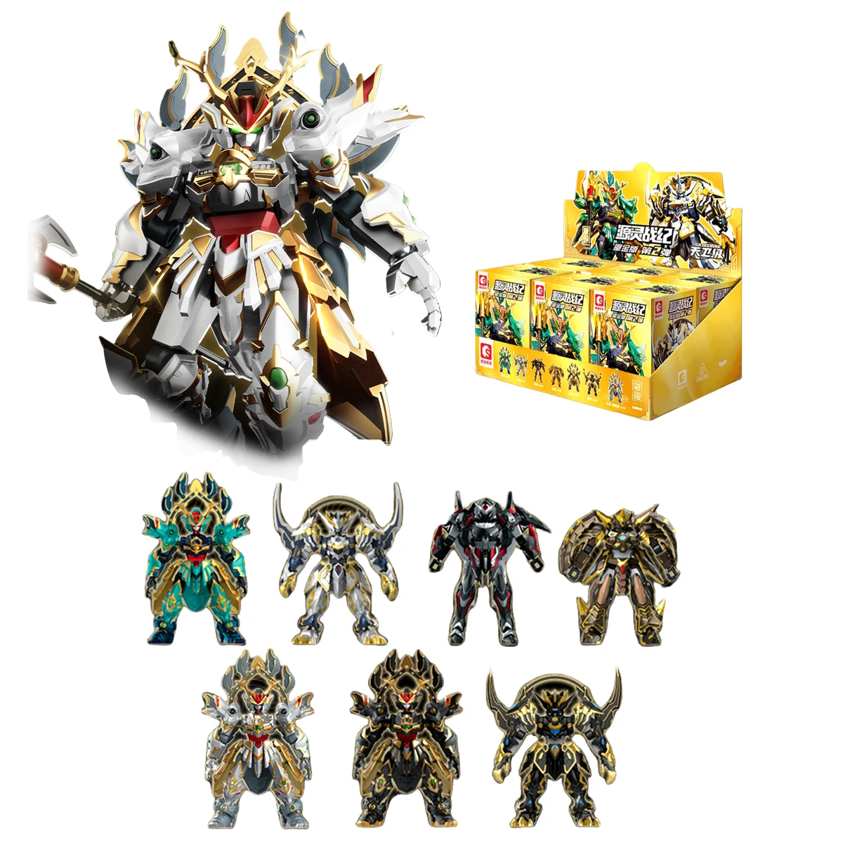 

HIPLAY Sembo Building Blocks Assembly Hero Series Cangdao Vol.2 Origin Spirit Chronicles Blind Box