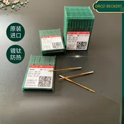 10 PCS Groz-beckert 134-35(LR) DPX35 For Industrial Sewing Machine Needles High Quality 45° Bevel  Golden Needle Wear Resistance