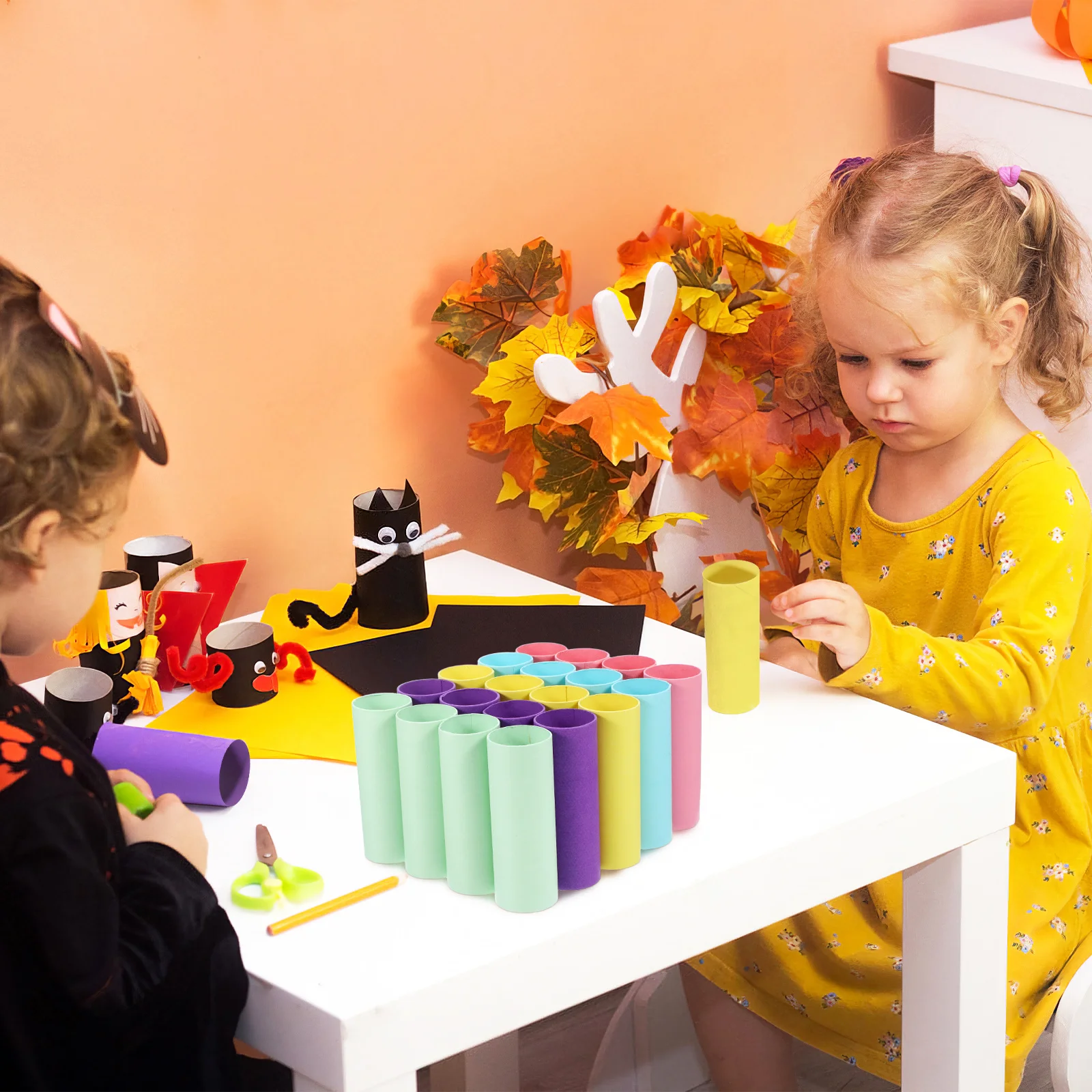 20 قطعة أنابيب ورق التلوين كرافت أنابيب بريد لتخزين اللوحات الفنية والشحن لفات المستندات رسومات حماية الحرفية #4