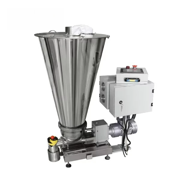 China High Accuracy Automatic Vertical Small Twin Hopper Screw Volumetric Loss in Weight Feeder Machine Manufacturer
