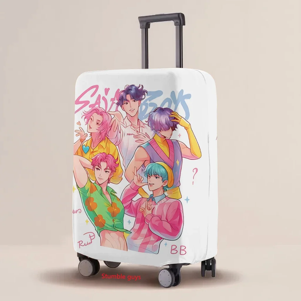 

Cartoon Luggage Cover Kpop Demon Hunters Elastic Protective Case Travel Accessories For Suitcase​