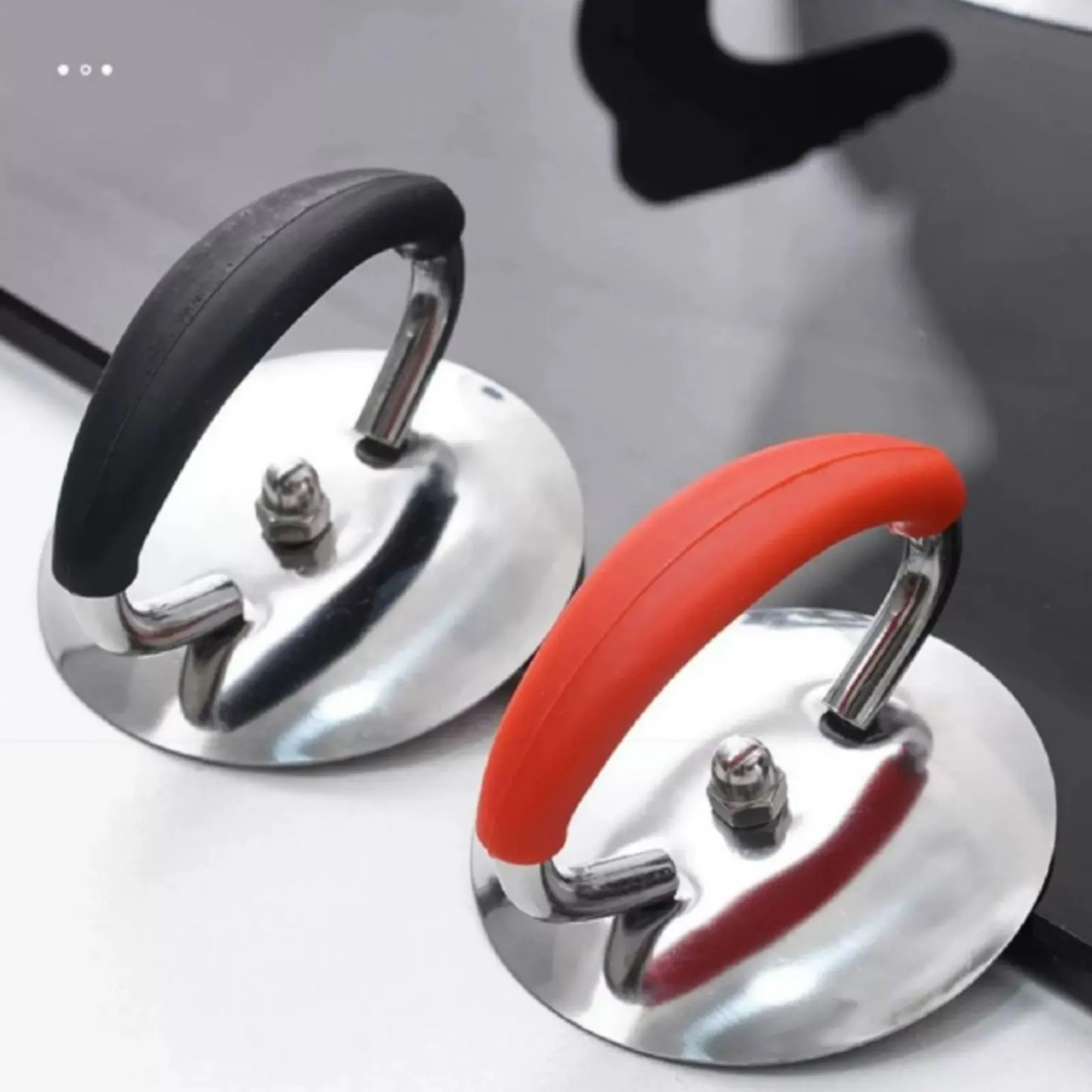 Pot Lid Handle Polished Metal Stainless Steel Lid Handle Kitchenware Kitchenware Component Mounting Hole Kitchen Hardware