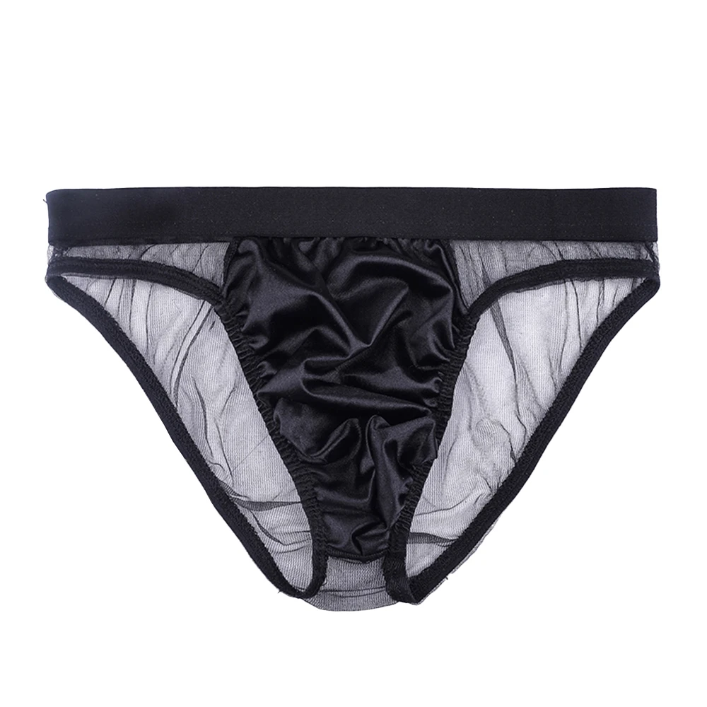 Brand New Fashion Hot Sale Daily Men Briefs Underwear Low Waist Mesh T-Back Thong Bikini Breathable Comfortable