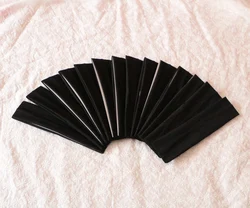 14pcs Black Women Yoga Headbands Fashion Soft Elastic Sport Sweatband Yoga Stretchy Headband for Women Man Girls