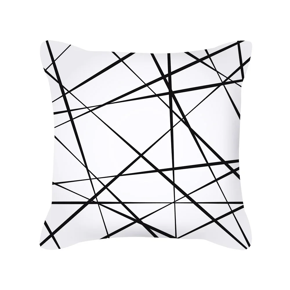 

home Cushion Cover Sofa Throw Pillowcase Modern Geometric Abstract Office S