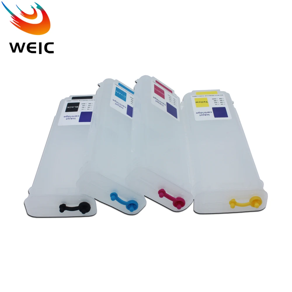 หมึกเติมสำหรับ HP 10 82 HP 500สำหรับ HP Designjet 500 800 500PS 800PS Plotter ถาวร