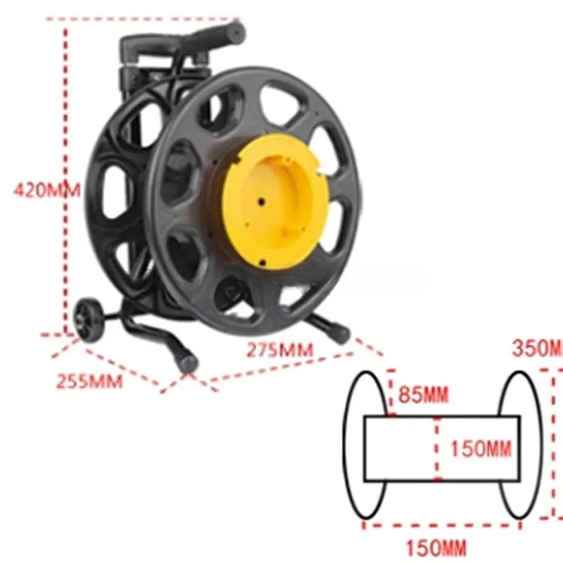 S350A/AB Manual Cable winder Moves the power cable of the optical fiber signal cable