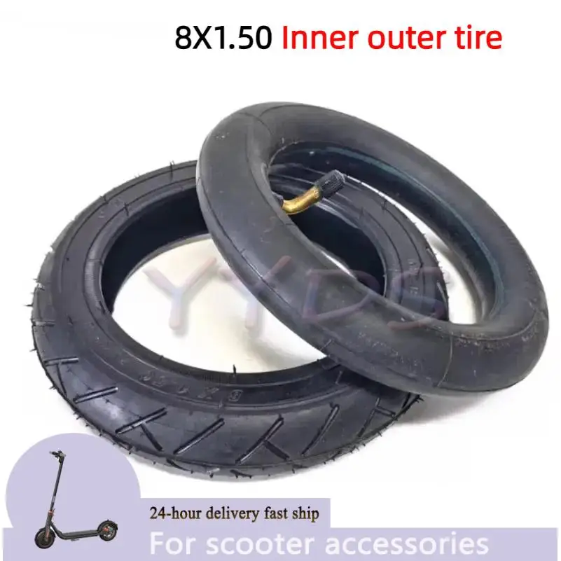 

Hot 8 inch 8X1.5 tube Tyre Motorized scooter baby stroller tire 8x1.50 inner outer tube 8* 1.5 accessories