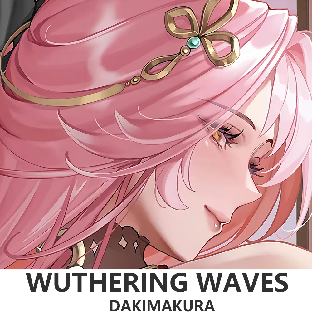 Wuthering Waves Dakimakura Hugging Body Pillow Case Anime Chang Li Cosplay Otaku Cushion Cover Bedding