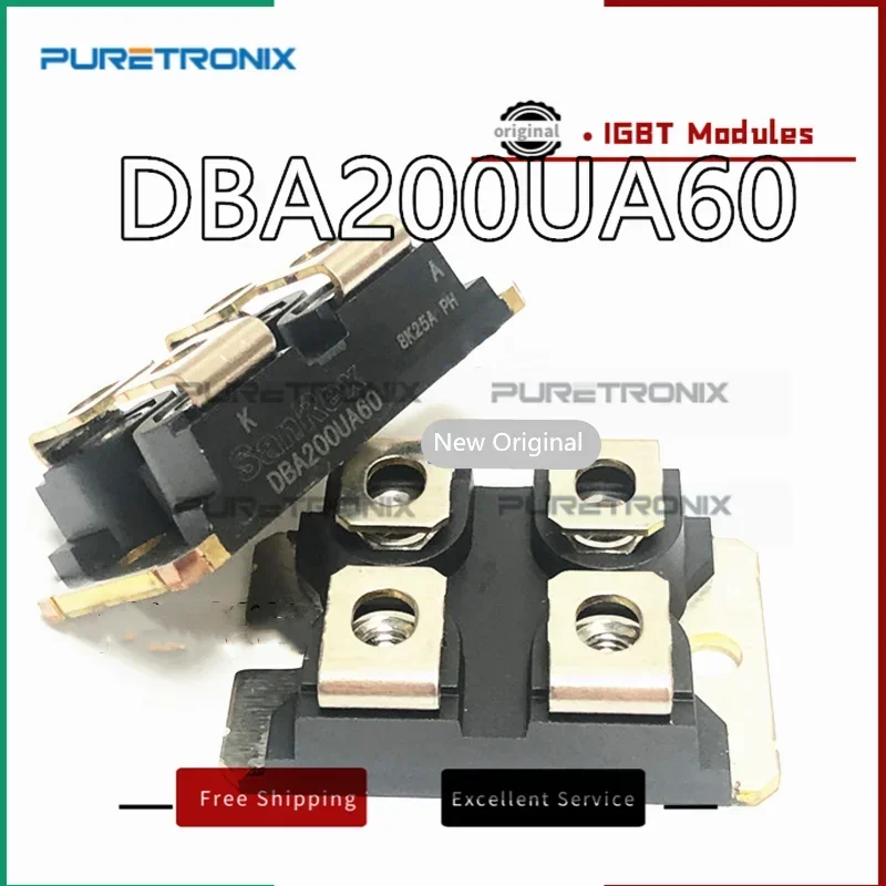Original novo dba200ua60 200ua60 ou dba200ua40 ou dba200uf60 dba200wa60 SOT-227B 200a 600v módulo de diodo de recuperação rápida
