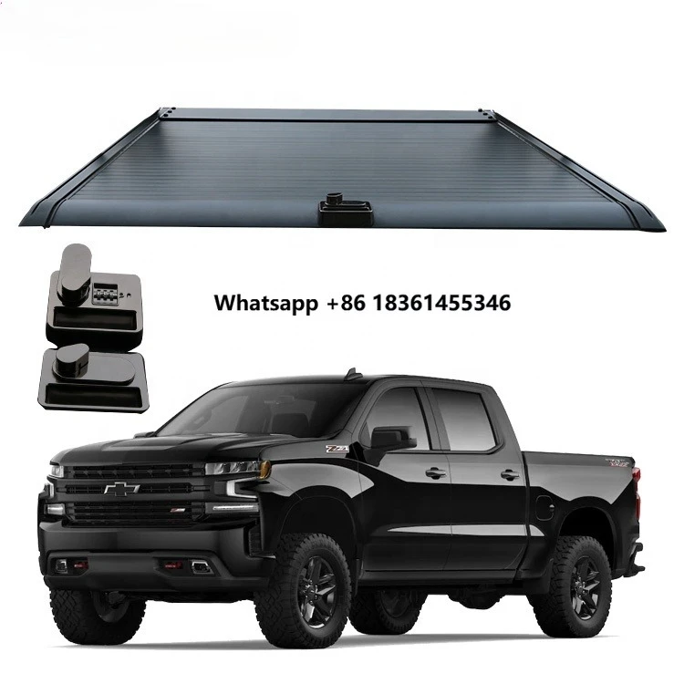 

Coded Lock Aluminum Hard Retractable Pickup Truck Bed Cover Tonneau Cover 5.8/6.5ft Bed