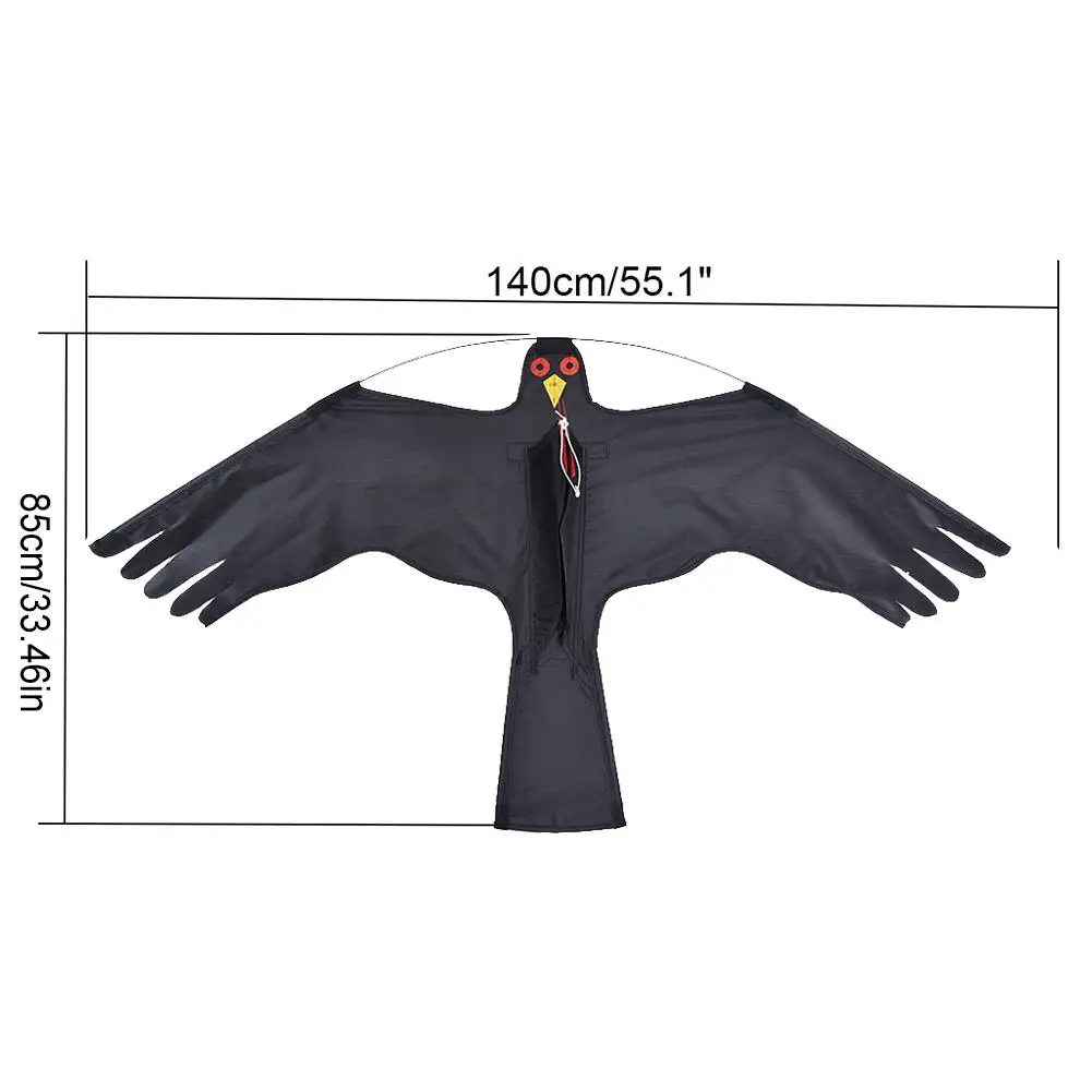 Bird Scarer Emulation Flying Hawk Drive Bird Kite For Garden Scarecrow Yard Farm Home Breeze Bird Garden Farm Scarecrow