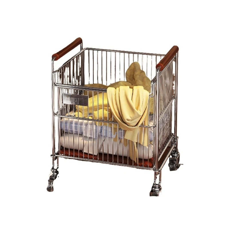 Household Clothes Storage Basket, High-value Bathroom Cabinet, Dirty Clothes Basket, Wheeled Toilet Laundry Basket, Mobile Cart