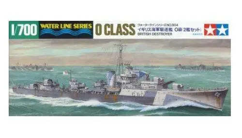 Tamiya 31904 1/700 Scale Model Kit WWII British Royal Navy O Class Destroyer