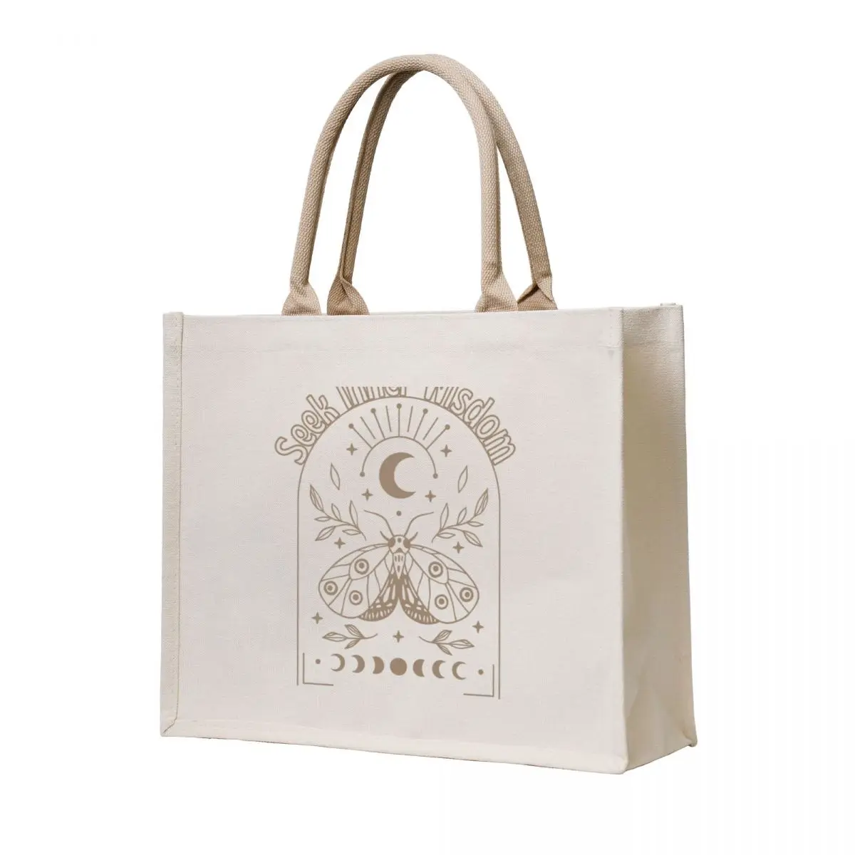 

Seek Inner Wisdom: Let Your Soul Guide the Way Tote Bag Big bag women Canvas bag for women eco folding