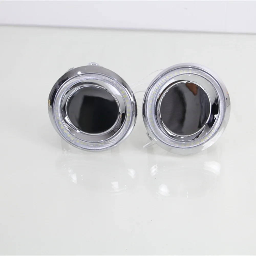 

July King Car Daytime Running Lights for Toyota Land Cruiser Prado 2700/4000 FJ150 LC150 2014 2015, DRL + Yellow Turn Signals