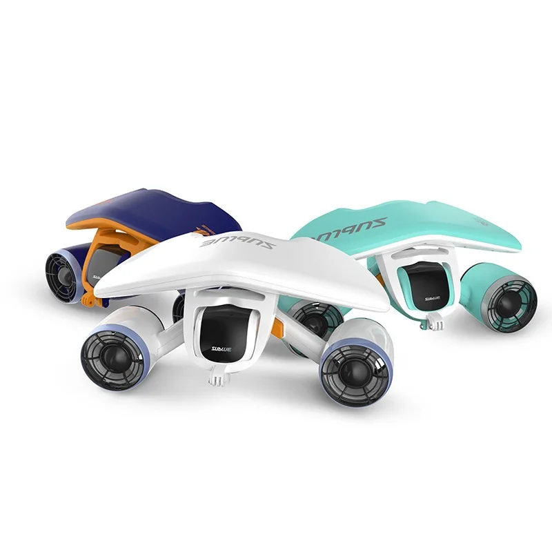 

2023 New Version Mix Underwater Dual Propeller Motor Sublue CHSSMIX Electric Sea Scooter 11000mAh Battery 40m Depth 1.5m/s Speed