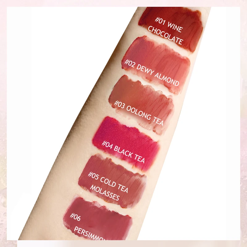 Langanhaltender, feuchtigkeitsspendender, matter Lippenstift – mattierter Lippenstift, wasserfest, schweißfest und klebend für die Tasse, ideales Weihnachtsgeschenk