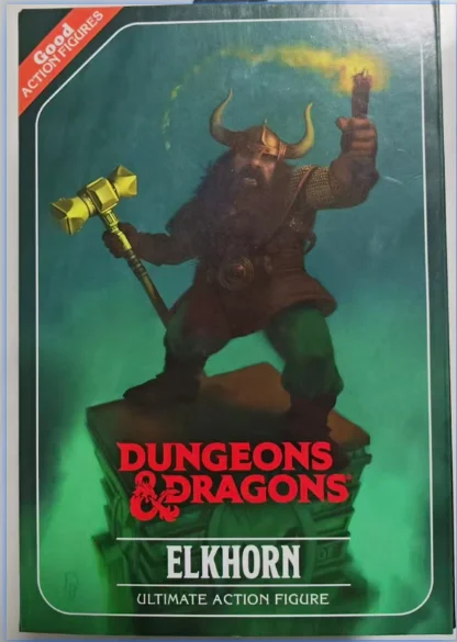 

Neca Dragon And Dungeon Anime Figure Dwarf Warrior Elkhorn Figure Model Collection Toy Gift