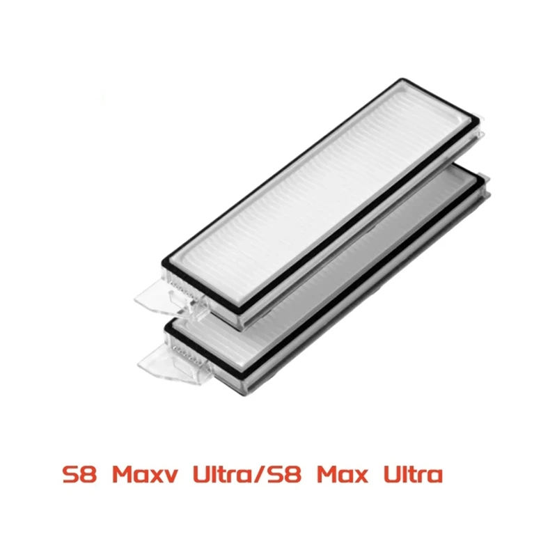 로보락 S8 Maxv 울트라 진공 청소기 예비 부품, 메인 사이드 브러시, HEPA 필터 걸레 천 액세서리