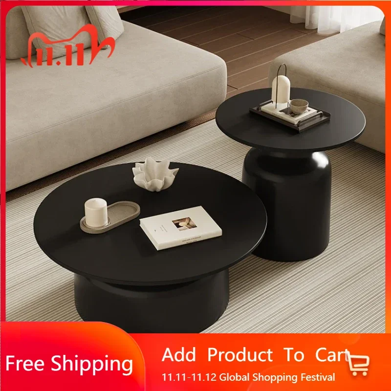 

Living Room Luxury Coffee Table Organizer Black Nordic Mobile Coffe Table Mesa Lateral Apartamento Tavolino Da Salotto Furniture