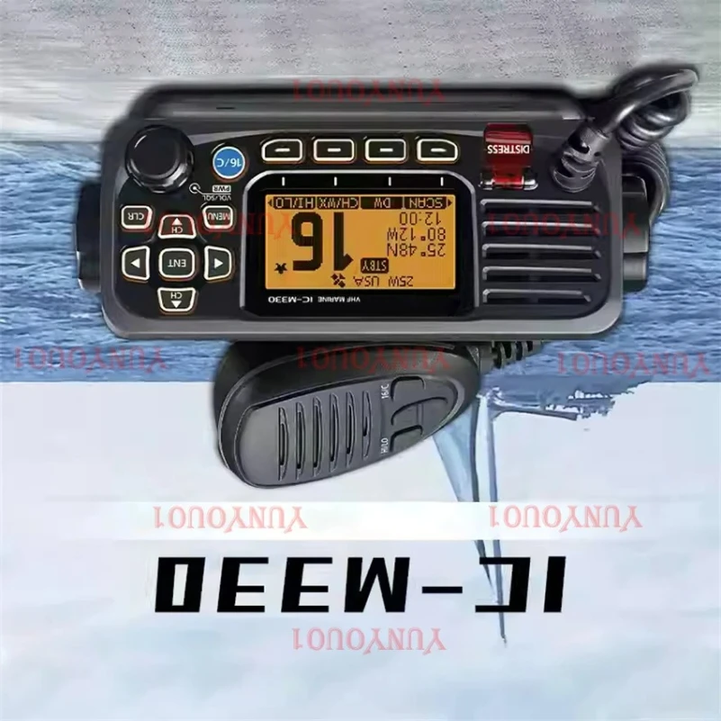 

IC-M330 IC-M330G Marine VHF Marine Radio Station with GPS Function High Performance Compact