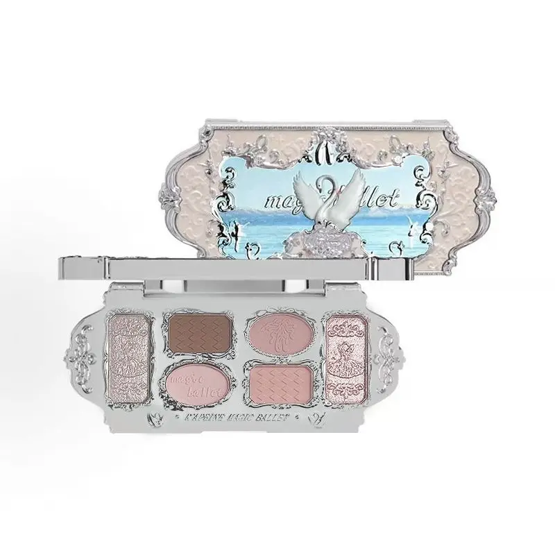 

Special Price Swan Ballet Six-Color Dopamine Matte Daily Eyeshadow Palette Korean Makeup Authentic