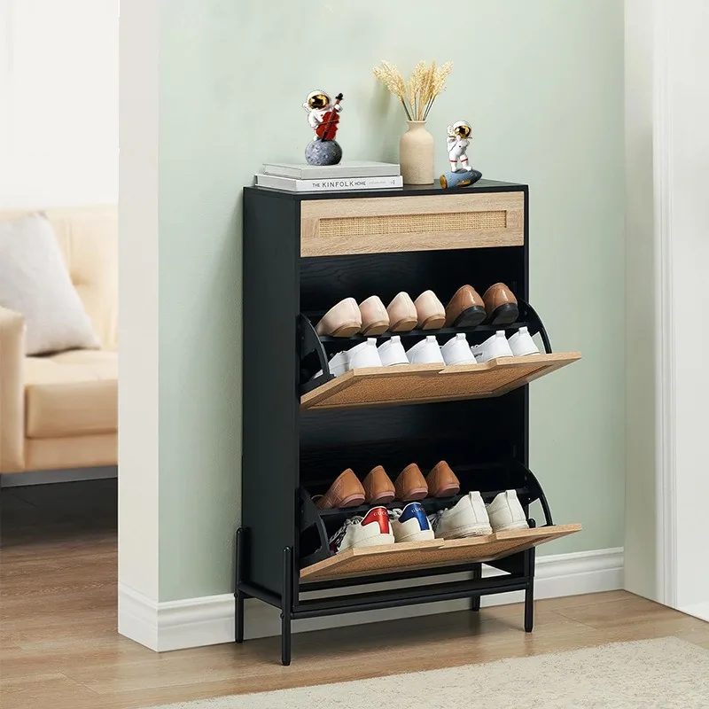 Hot-selling panel furniture cross-border supply Natural rattan chest factory