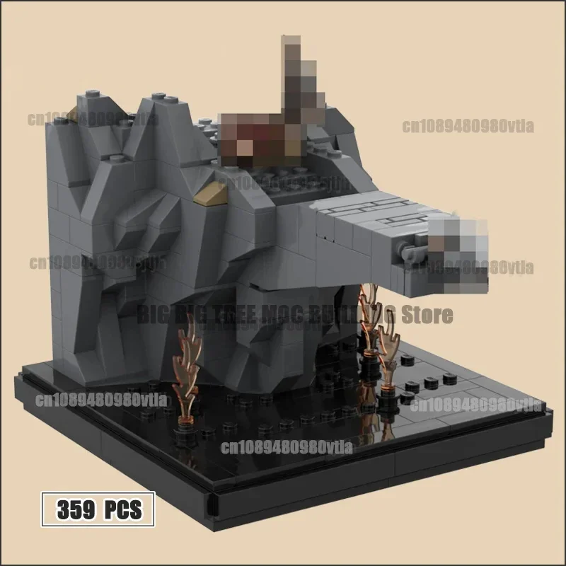 Mini Moc From The Book Movie Scene Building Blocks The Fellowship Of The Ring Technology Bricks DIY Assembly Display Toy Gift