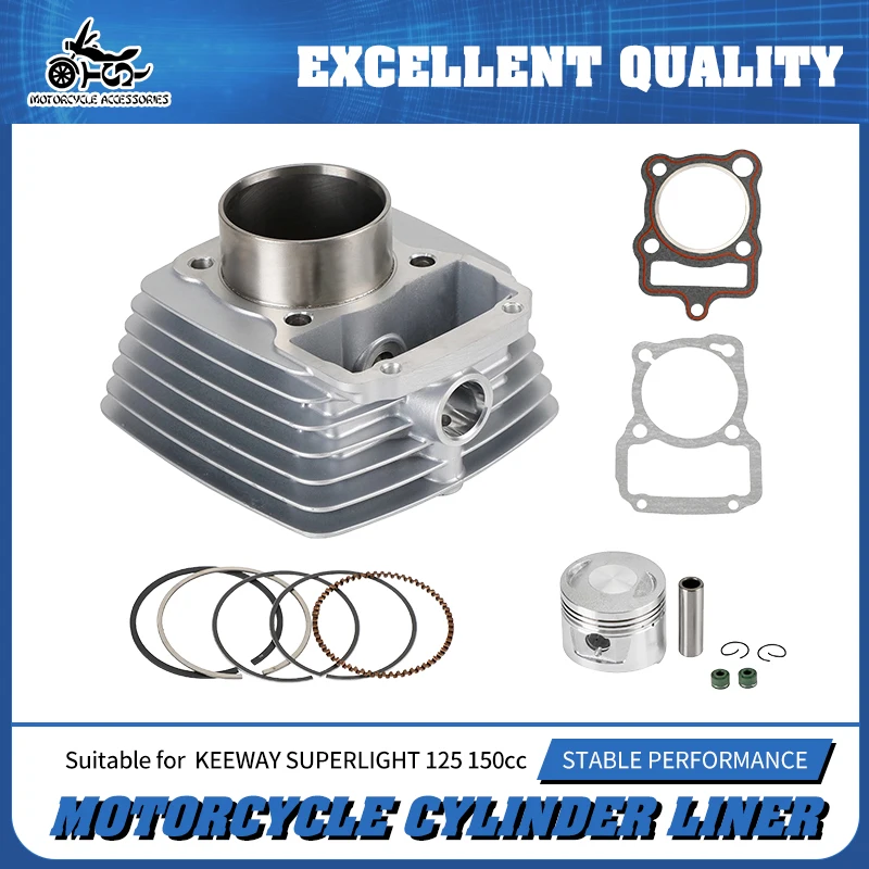 

SJ Motorcycle Cylinder Rebuilt Kit Big Bore 62mm For KEEWAY SUPERLIGHT 125 150cc Direct Mount Engine Modification Accessories