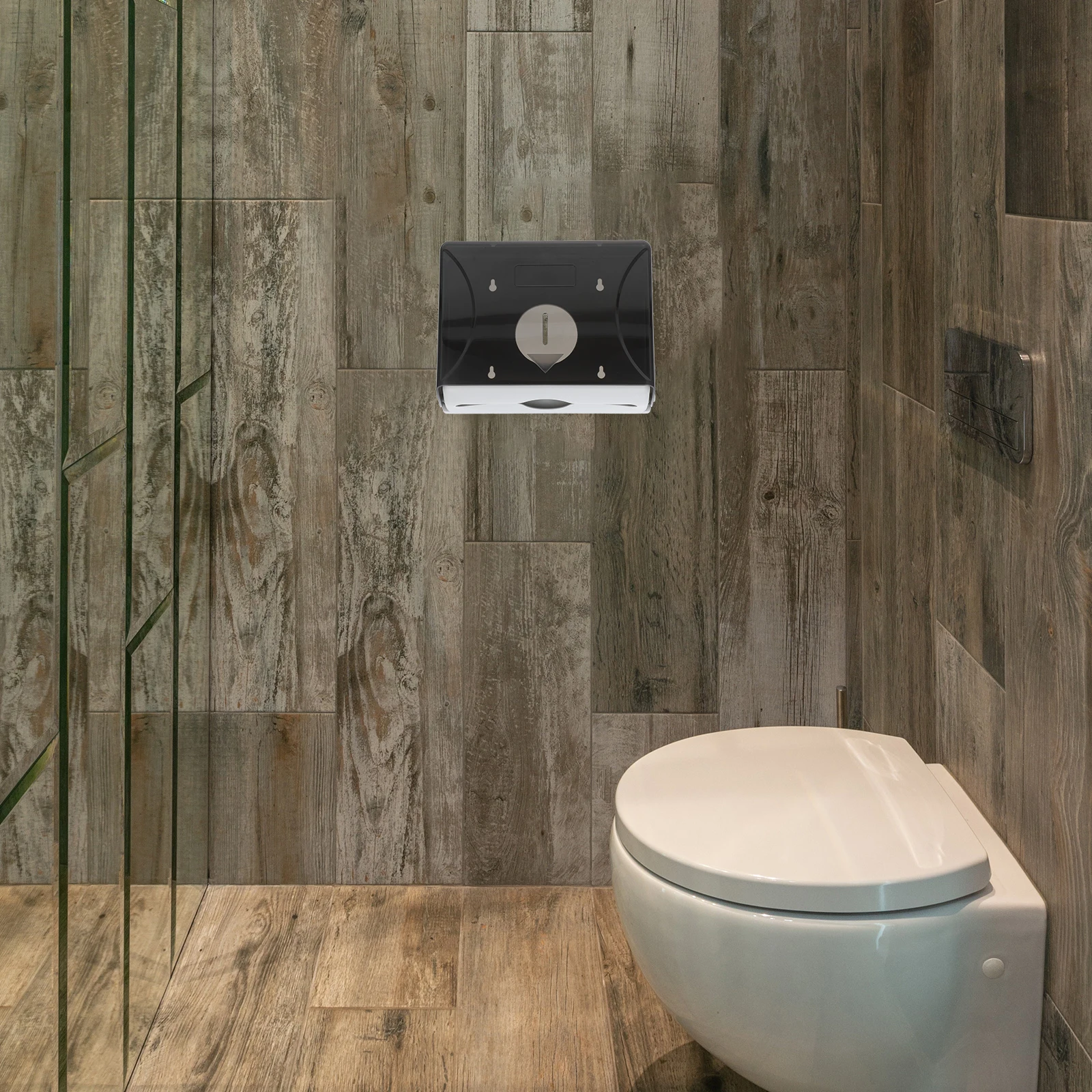 

Paper Towel Holder Napkin Dispenser Mount Large Capacity Plastic Bathroom Kitchen Tissue HOLDER Storage