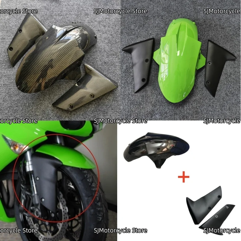 

Fairing Front Mudguard Fender Cover Cowl Panel Fit For Kawasaki ZX6R ZX-6R ZX636 2005-2008 ZX-10R ZX10R 2004-2007