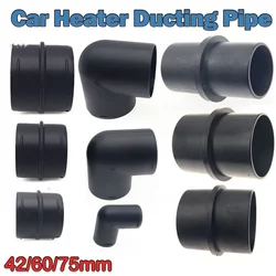 42/60/75mm Car Heater Ducting Pipe Joiner Connector Air Diesel For Webasto Eberspaecher Diesel Parking Heater Accessory