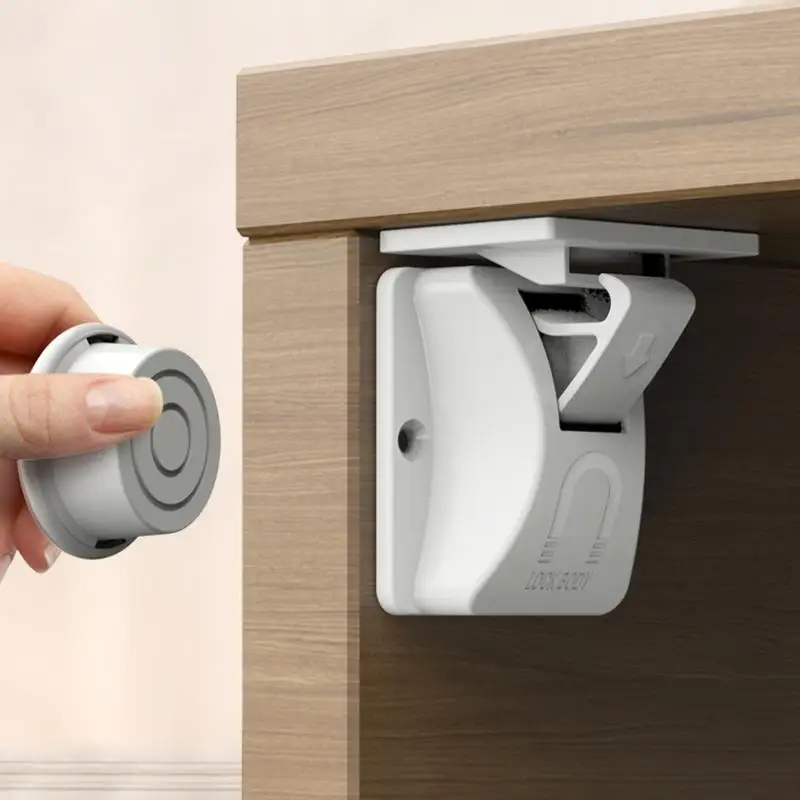 

Magnetic Locks For Cabinets Invisible Drawer Lock Child Safety Cabinet Locks Baby Proofing Drawer Locks For Kitchen Cupboard