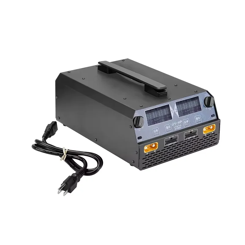U4-HP 2400W 25A شاحن ميزان ذكي ثنائي القناة/طائرة بدون طيار RC LiPo/LiHv 6S-14S بطارية تيار متردد