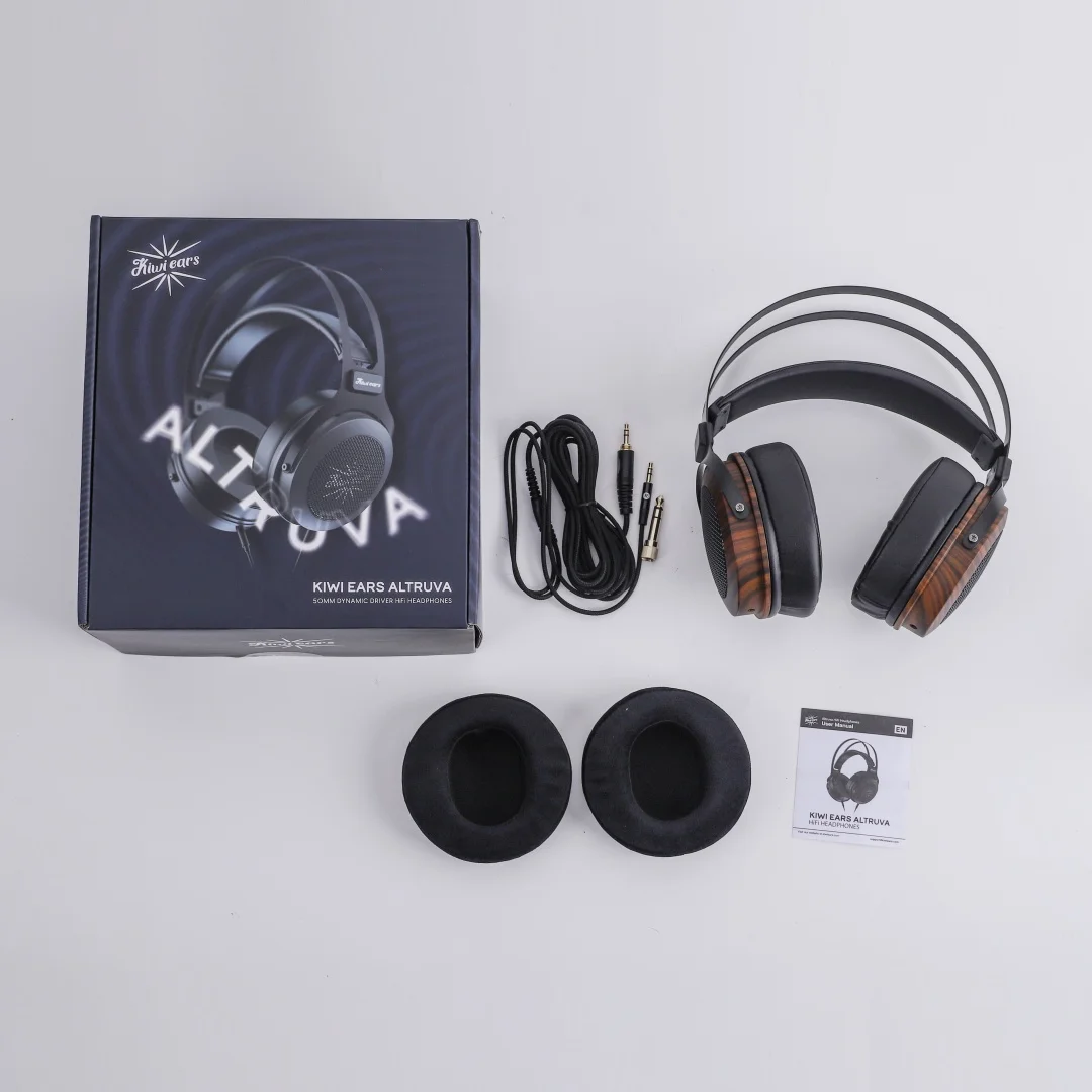 Linsoul Kiwi Ears Altruva Hi-Fi 50mm Dynamischer Treiber Kopfhörer mit Offenem Design und Premium-Optik – Detail 12