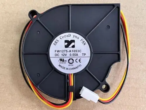 

ARX FW1275-A1053C DC12V 0.55A 3-wire centrifugal turbo fan cooling fan