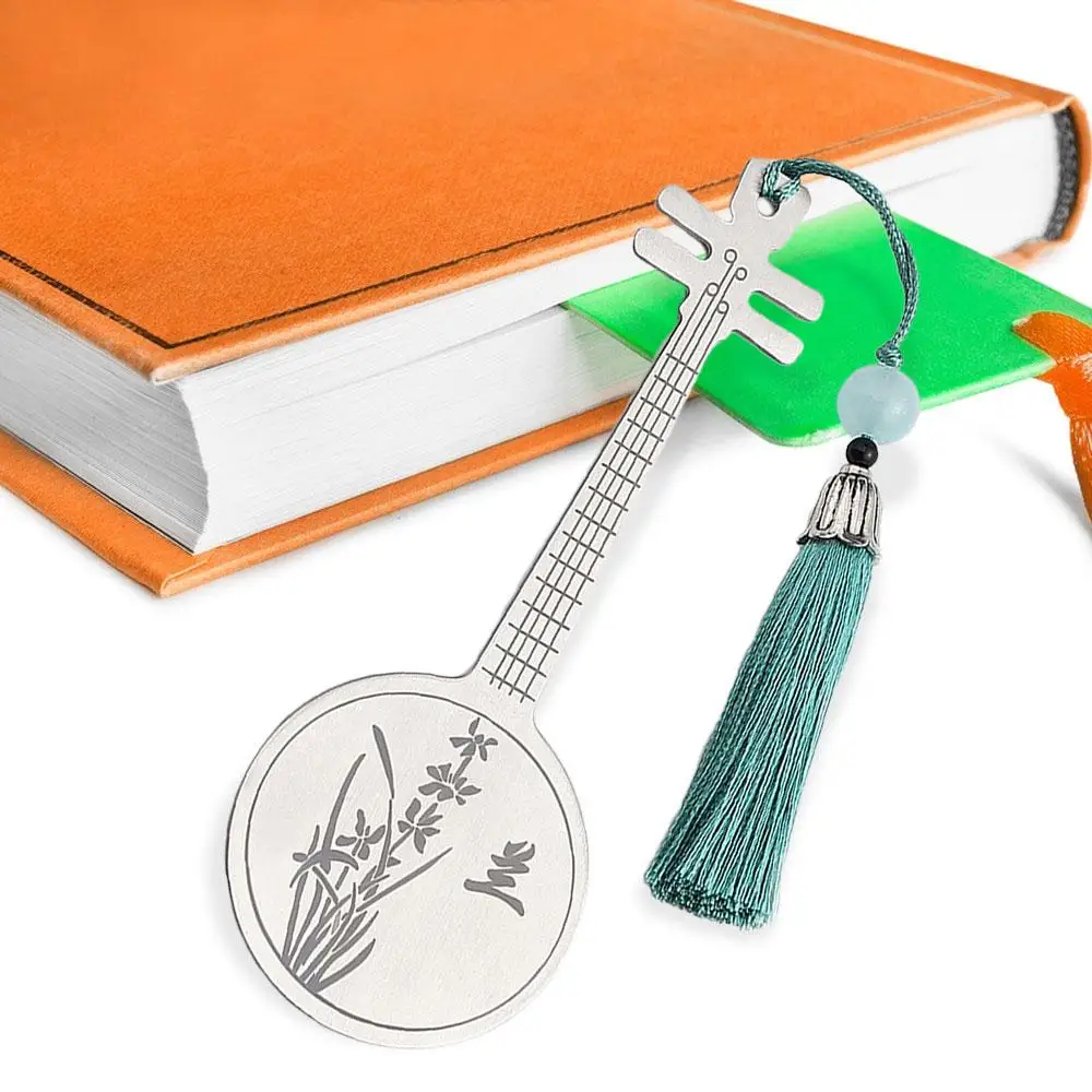 2-4pack Chinese Bookmark Musical Instrument Bookmark for Book Lovers Book image 5
