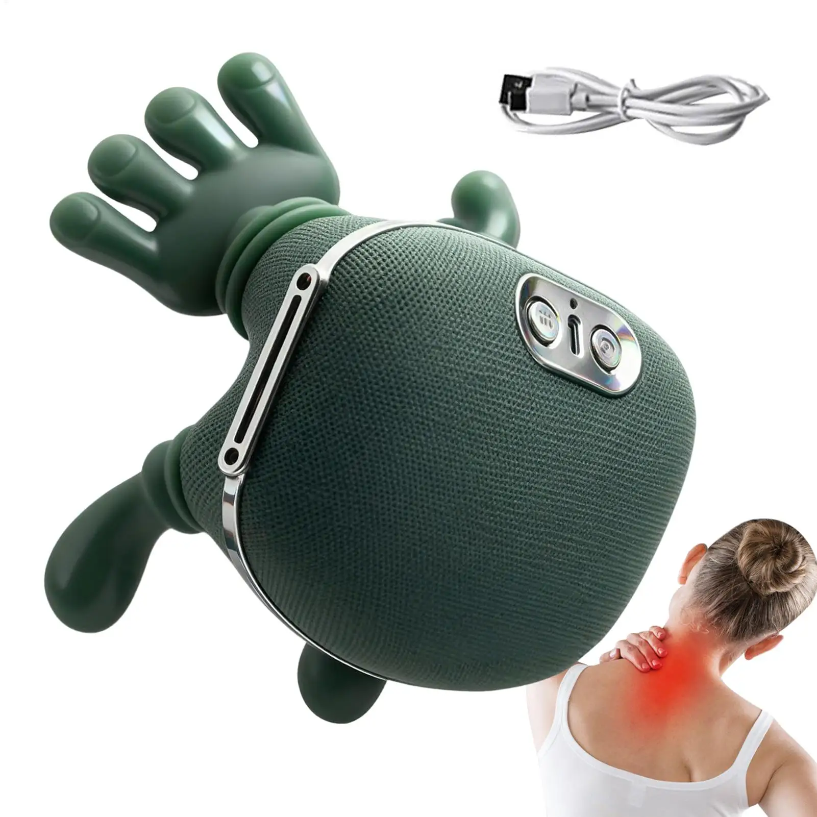 

Deep Tissue Massager 3 Massage Intensities Tools Heated Neck Shoulder Massager For Birthday Christmas Mothers Dad Fathers Mom