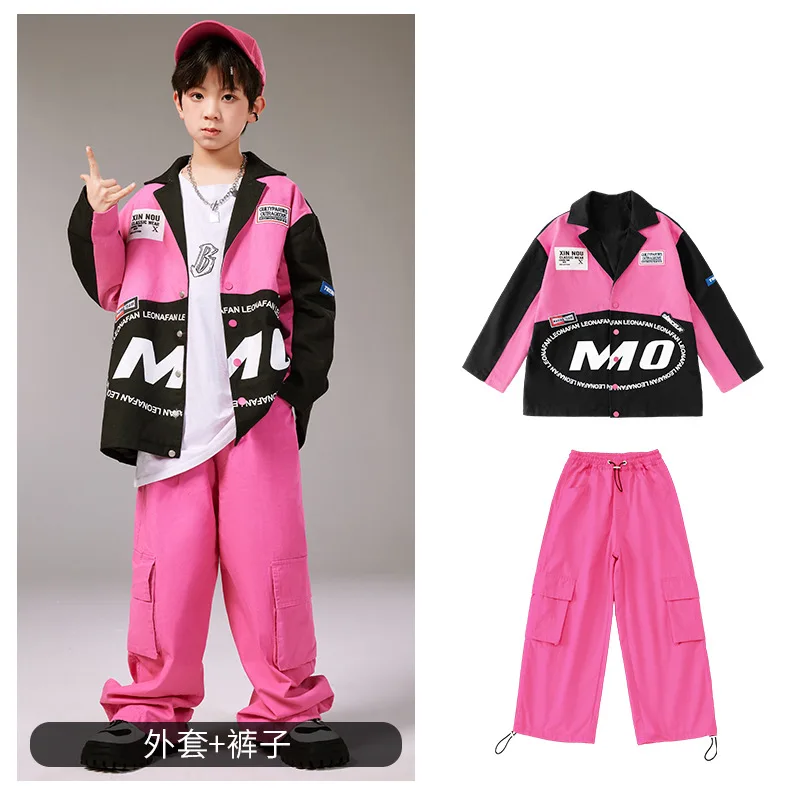 Kids Hip Hop Performance Clothing Girls Catwalk Street Dance Clothes Fashion Stage Wear Modern K-pop Jazz Dance Costume
